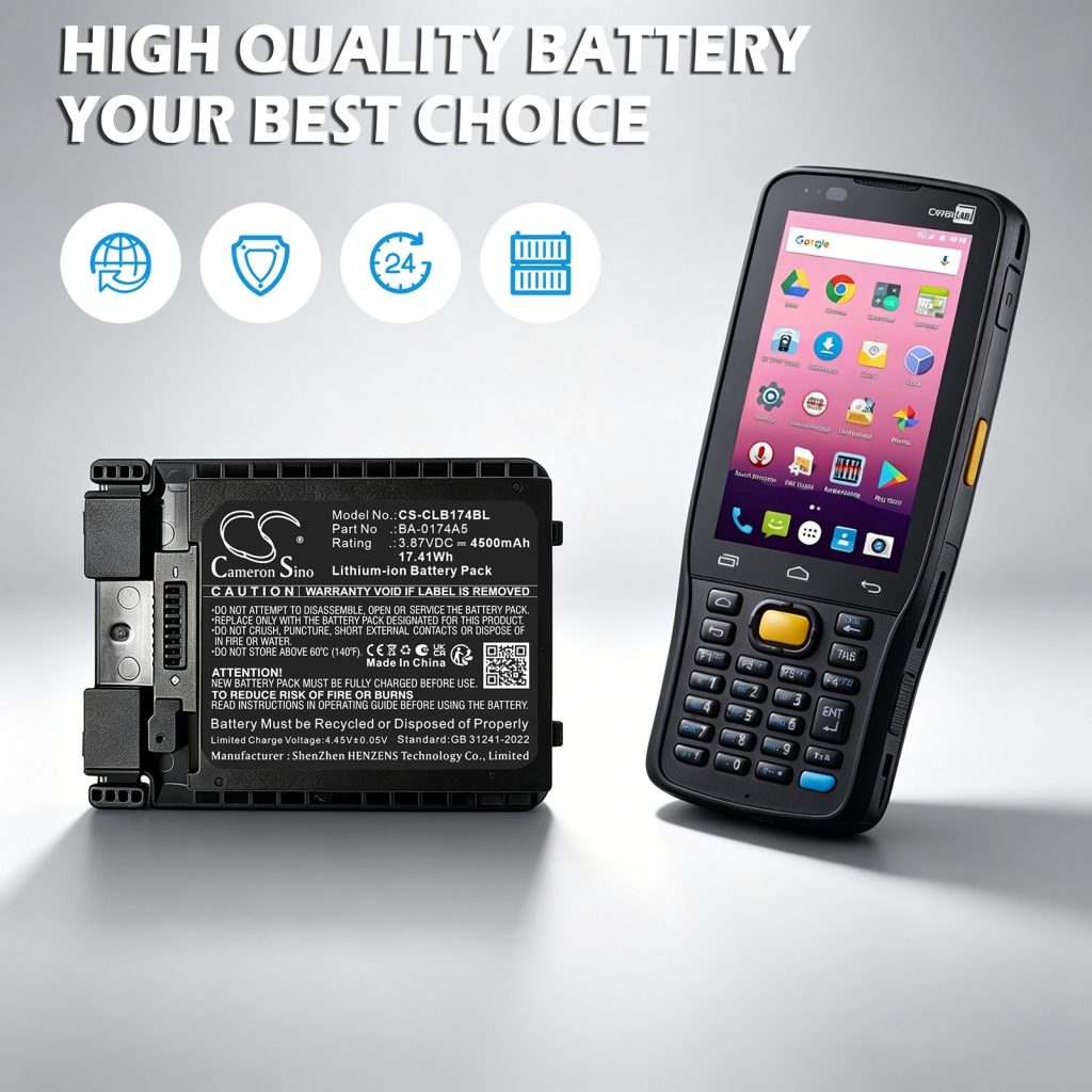 Batterie compatible avec Code à barres, Scanner Batterie du scanner