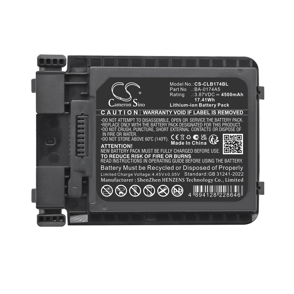 Batterie compatible avec Code à barres, Scanner Batterie du scanner
