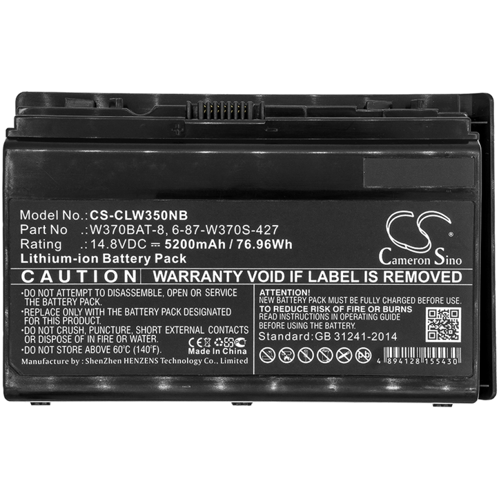 Notebook battery HASEE CS-CLW350NB