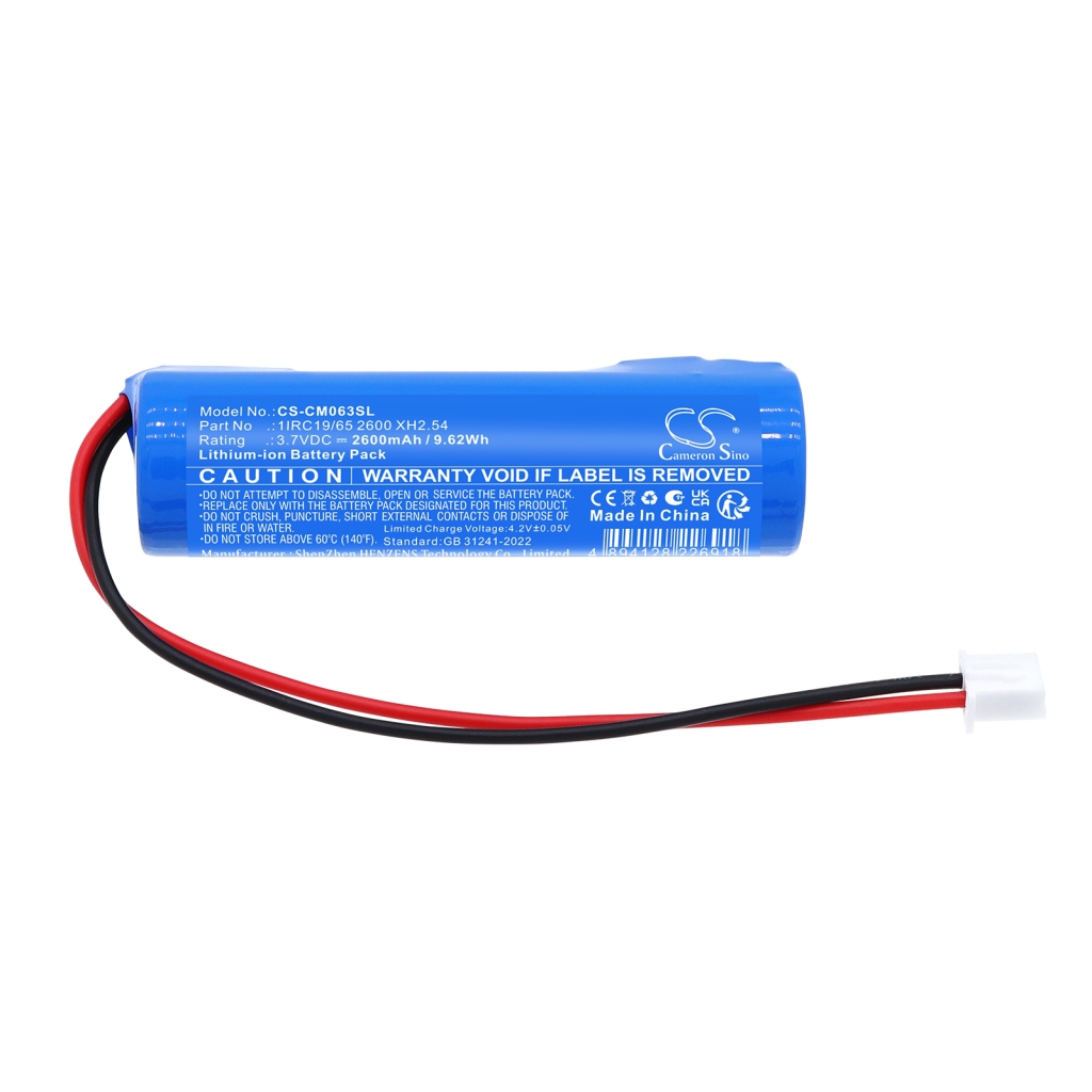 Aangepaste Batterijpakken compatibel met Battery pack CS-CM063SL