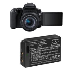 Remplacement de batterie compatible pour Canon LP-E17