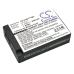 CS-CNE171MC replacement battery for Canon LP-E17, 7.4V 950mAh, angled label view