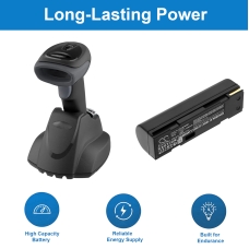 Remplacement de batterie compatible pour Cino 124-10000R,124-1004R,BT2100,DMA-HHBATTERY-01,TEMP-NP100A