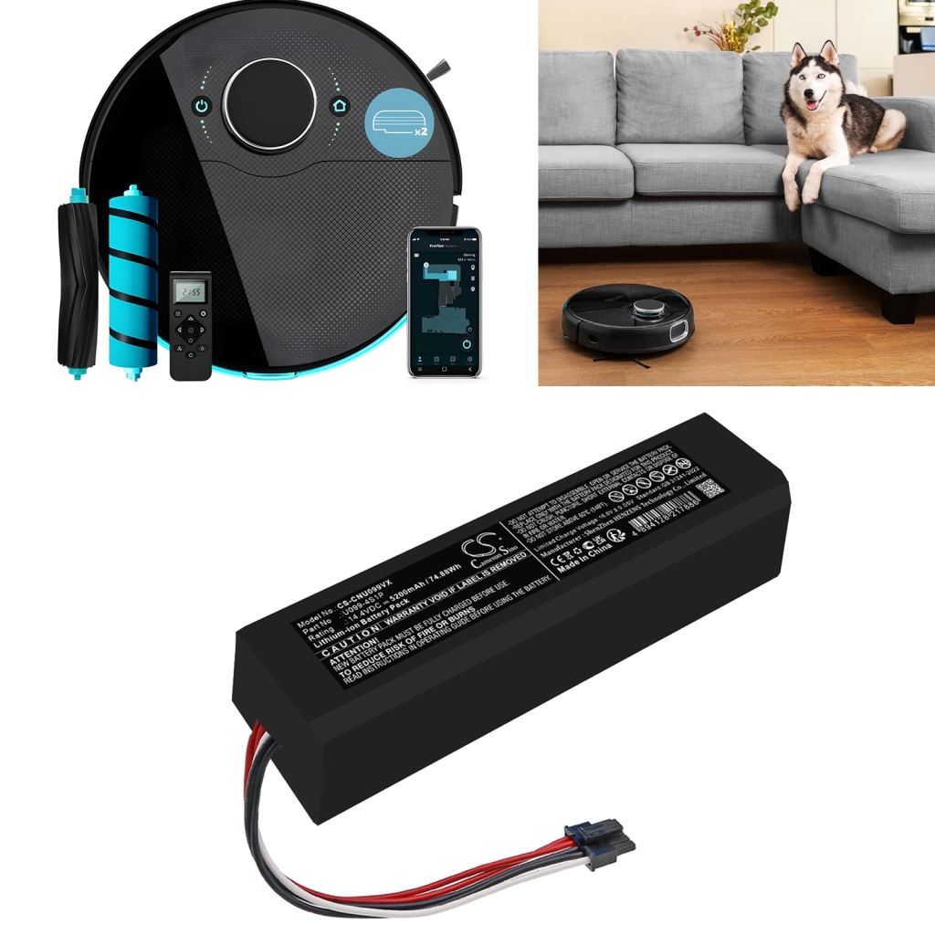 Batterijen voor stofzuigers Cecotec CS-CNU099VX