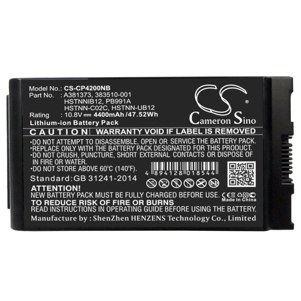 Notebook batterij Compaq CS-CP4200NB