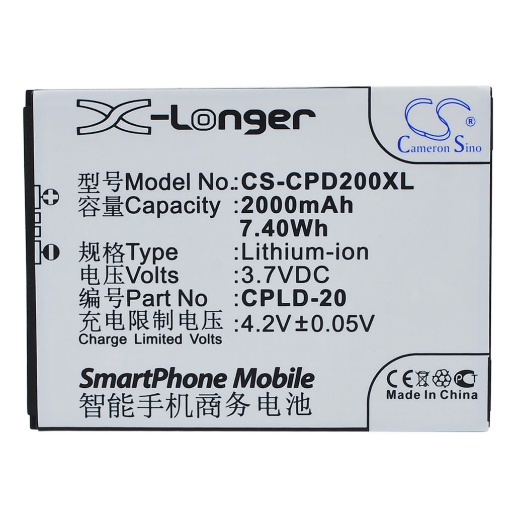 Batterij compatibel met Coolpad CS-CPD200XL