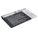 Cameron Sino CS-CPD511SL accu, donkere waarschuwingszijde met streepjescode en contacten