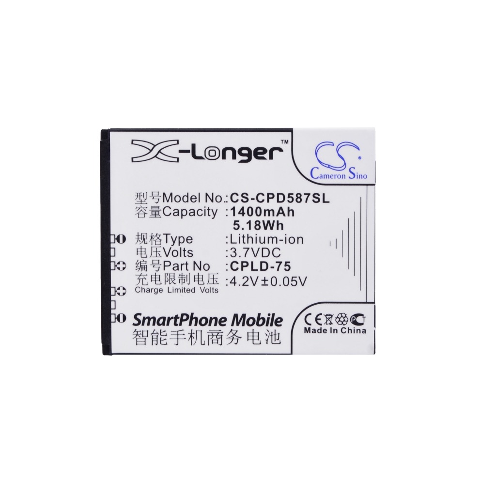 Batterij compatibel met Coolpad CS-CPD587SL