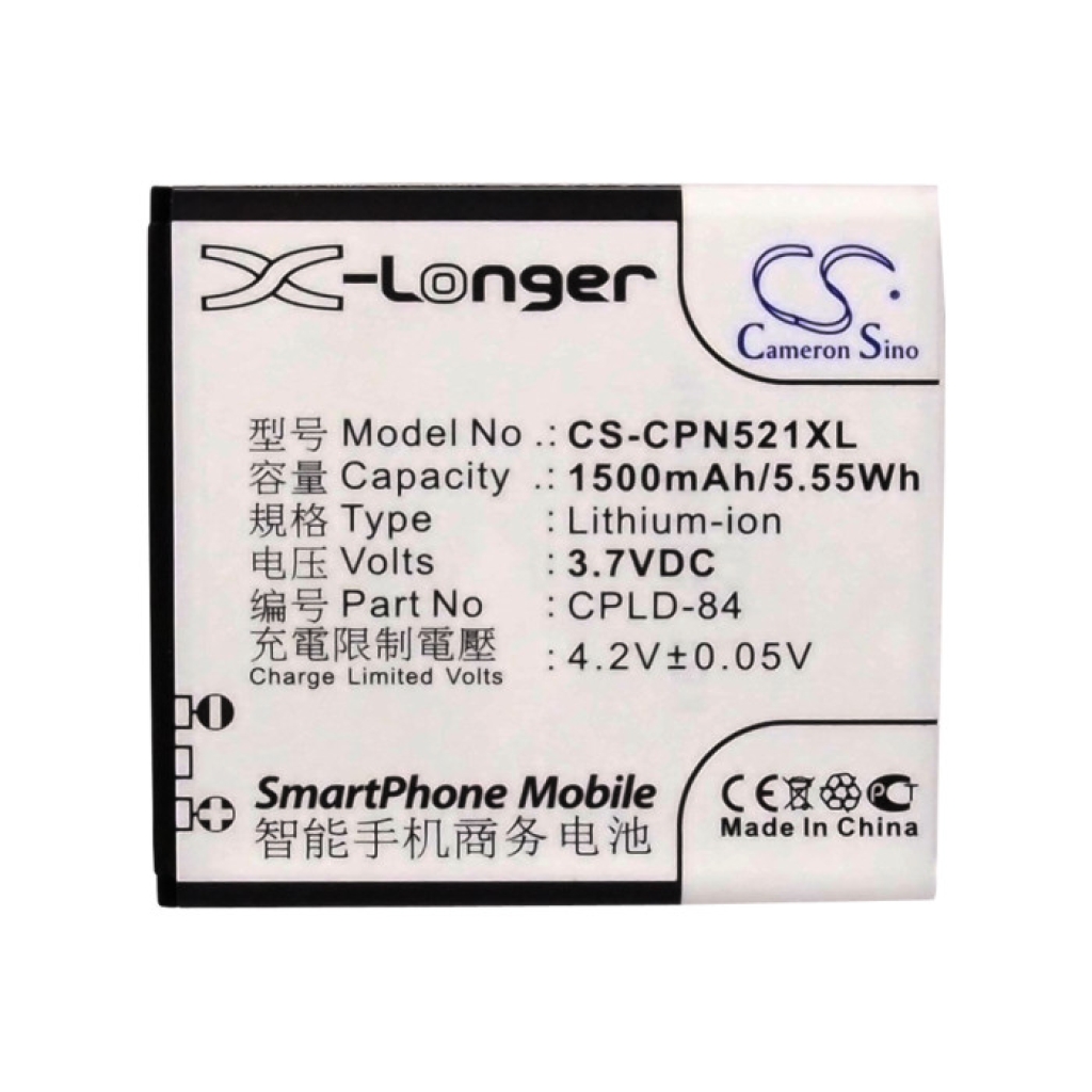 Batterij compatibel met Coolpad CS-CPN521XL