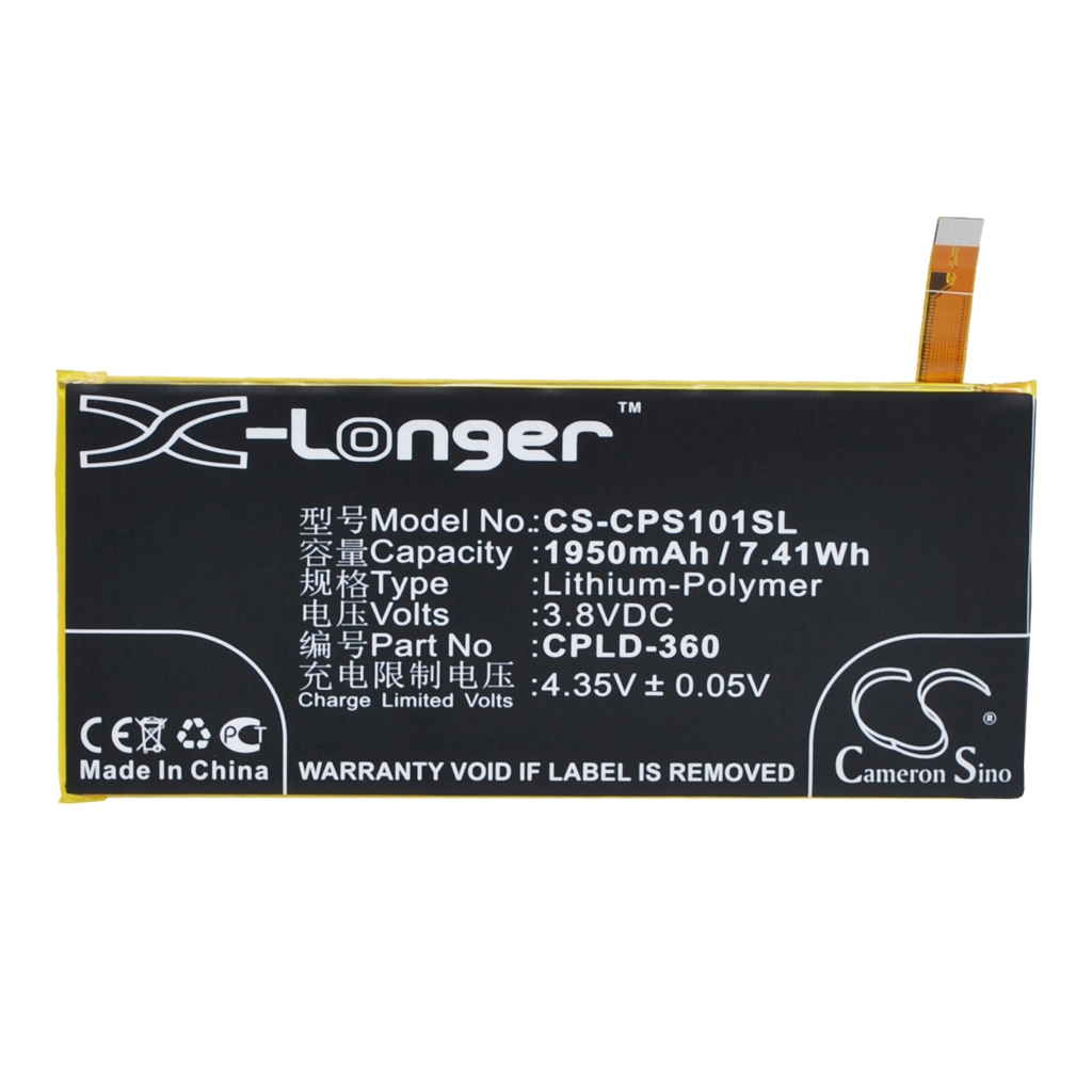 Batterijen compatibel met Coolpad ivvi ivvi CS-CPS101SL