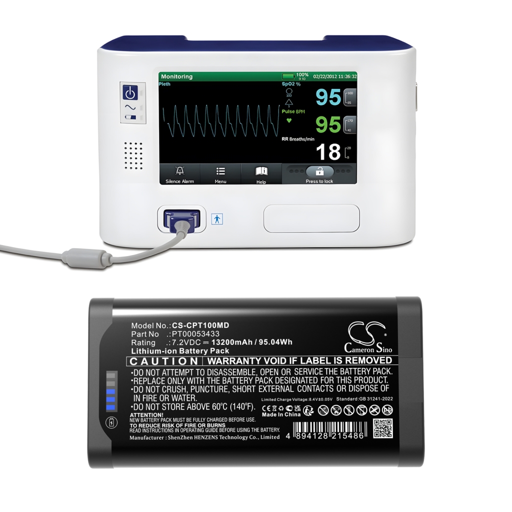 Batterijen Vervangt PT00053433