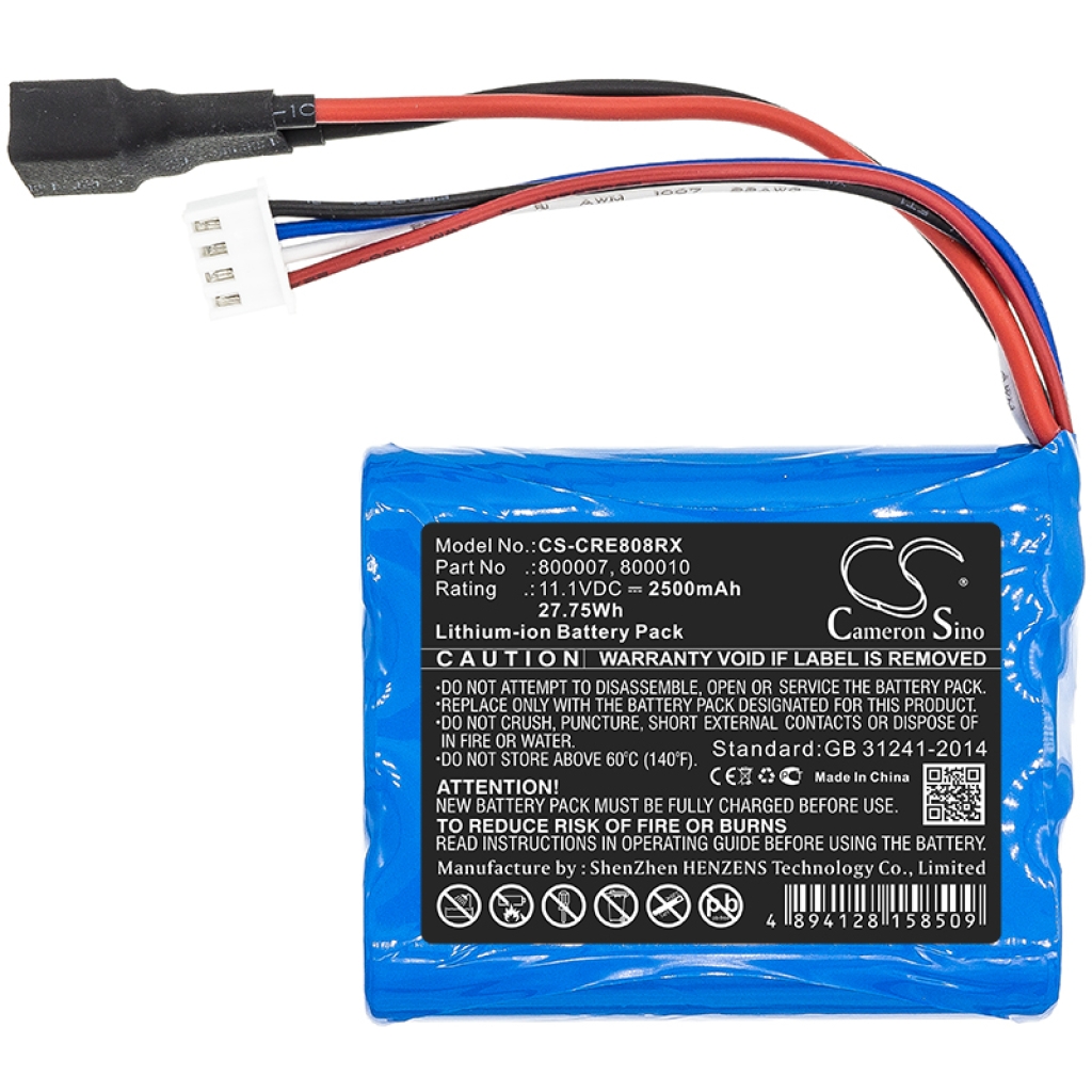 Compatibele batterijvervanging voor Carrera 