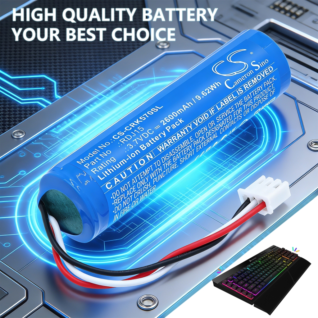 Batterij compatibel met Corsair CS-CRK570SL