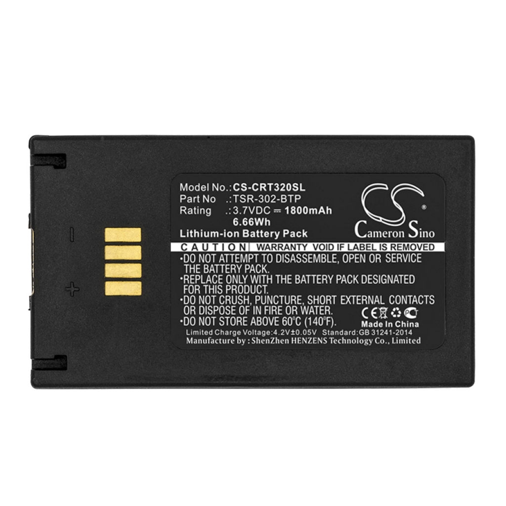Batterij voor afstandsbediening Crestron CS-CRT320SL