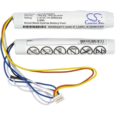Compatibele batterijvervanging voor Crestron 6504906,TPS-6X,TPS-6X-BTP