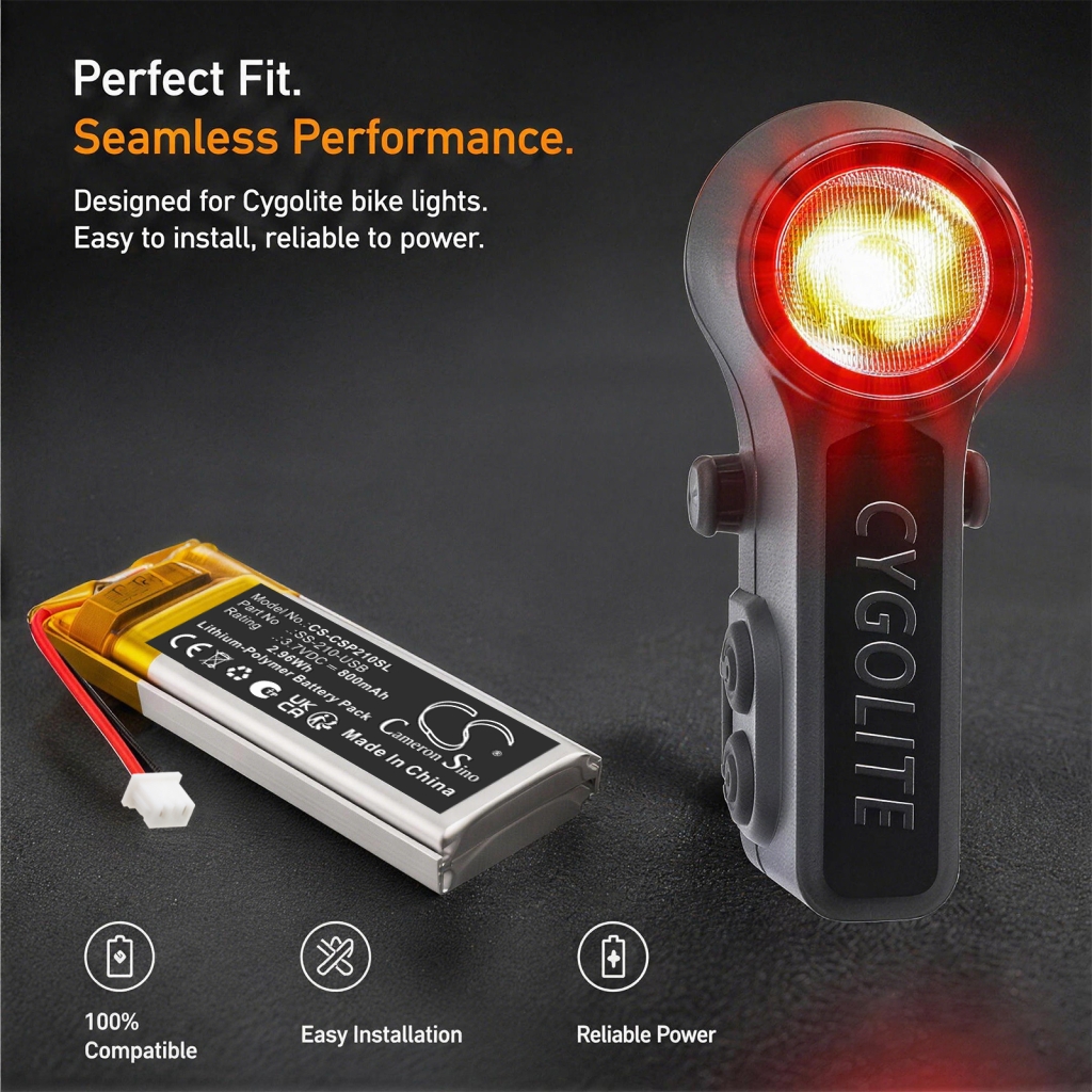Batterie compatible avec Cygolite CS-CSP210SL