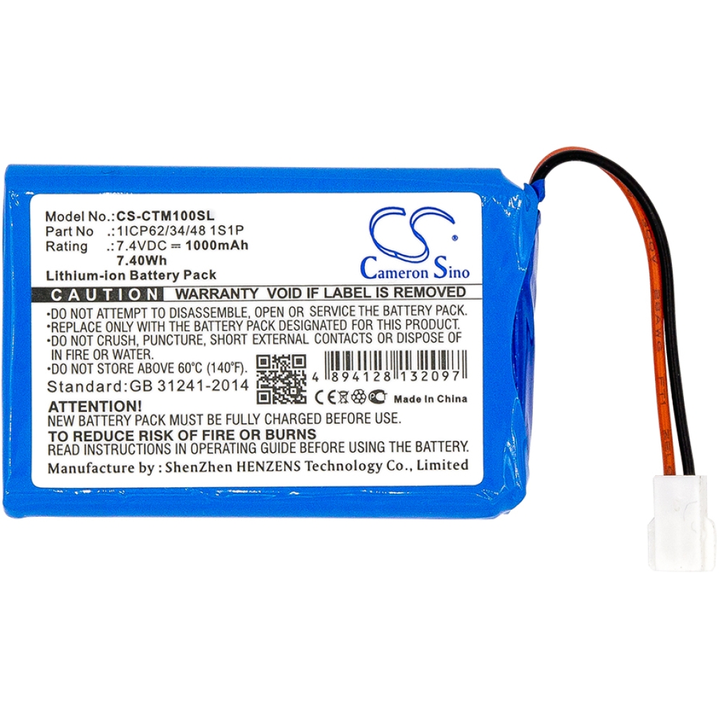 Batterijen Vervangt 1ICP62/34/48 1S1P