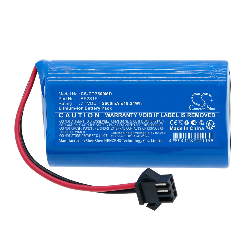 Batterij compatibel met Contec CS-CTP500MD
