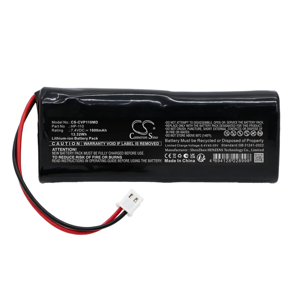 Batterij compatibel met Care vision CS-CVP110MD