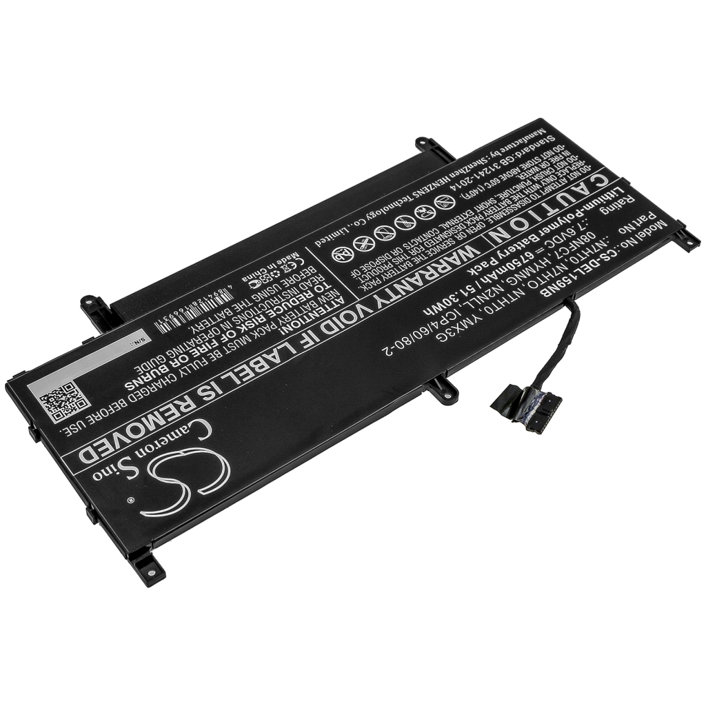 Batterij compatibel met DELL CS-DEL159NB