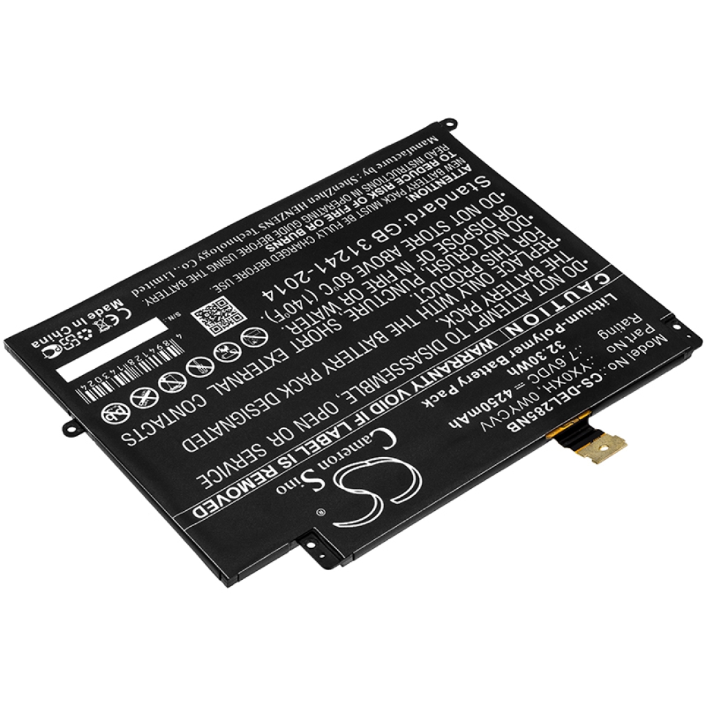 Batterij Vervangt YX0XH