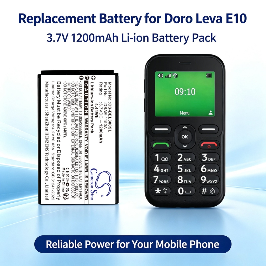 Batterij compatibel met Doro CS-DEL300SL