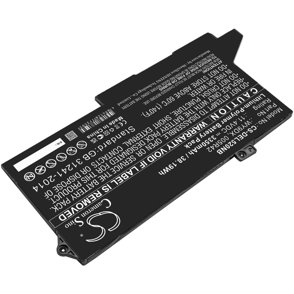 Batterij Vervangt WY9DX