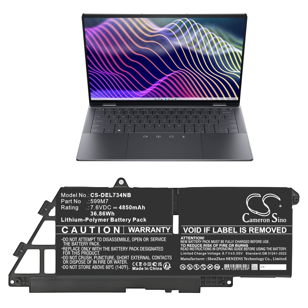Notebook battery DELL Latitude 7640 2-in-1