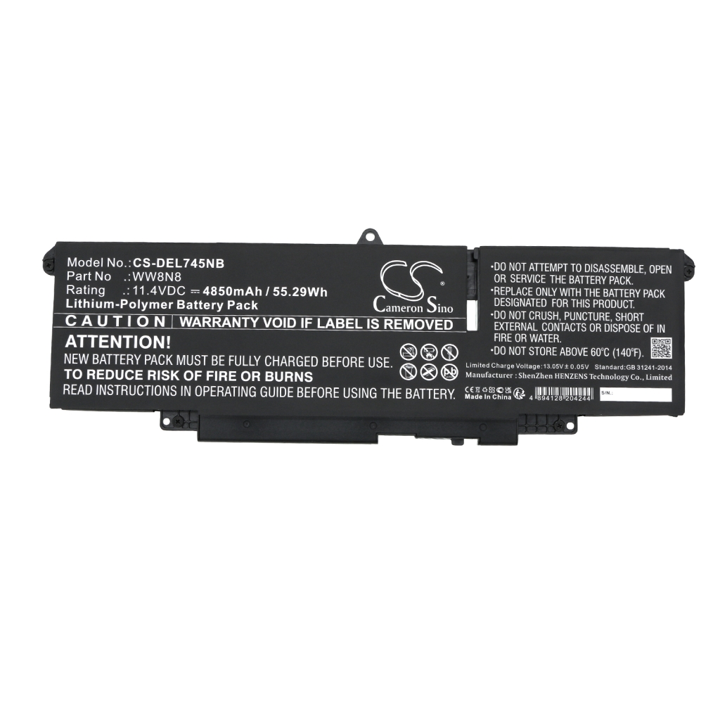 Batterij Vervangt 86D0Y