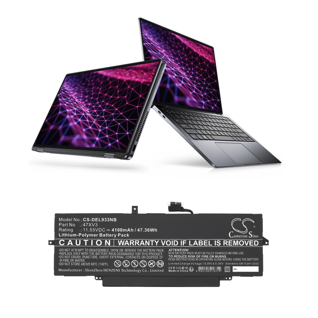 Notebook batterij DELL CS-DEL933NB