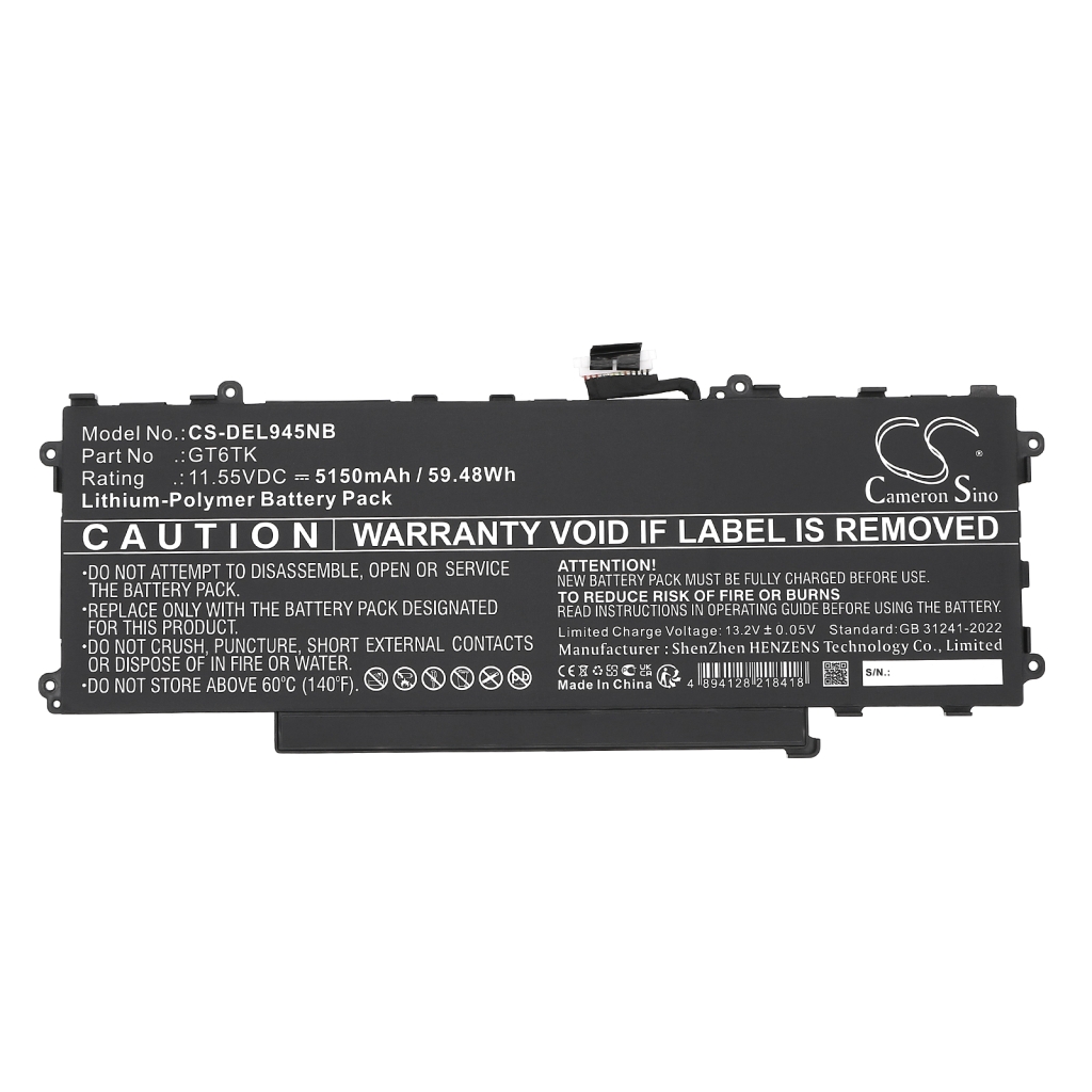 Notebook batterij DELL CS-DEL945NB
