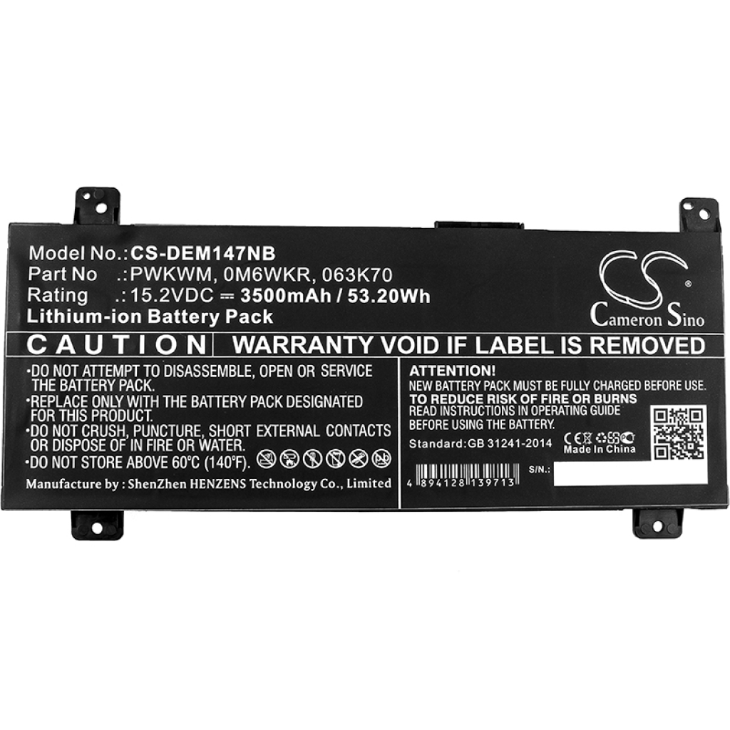 Notebook battery DELL Inspiron 14 7000