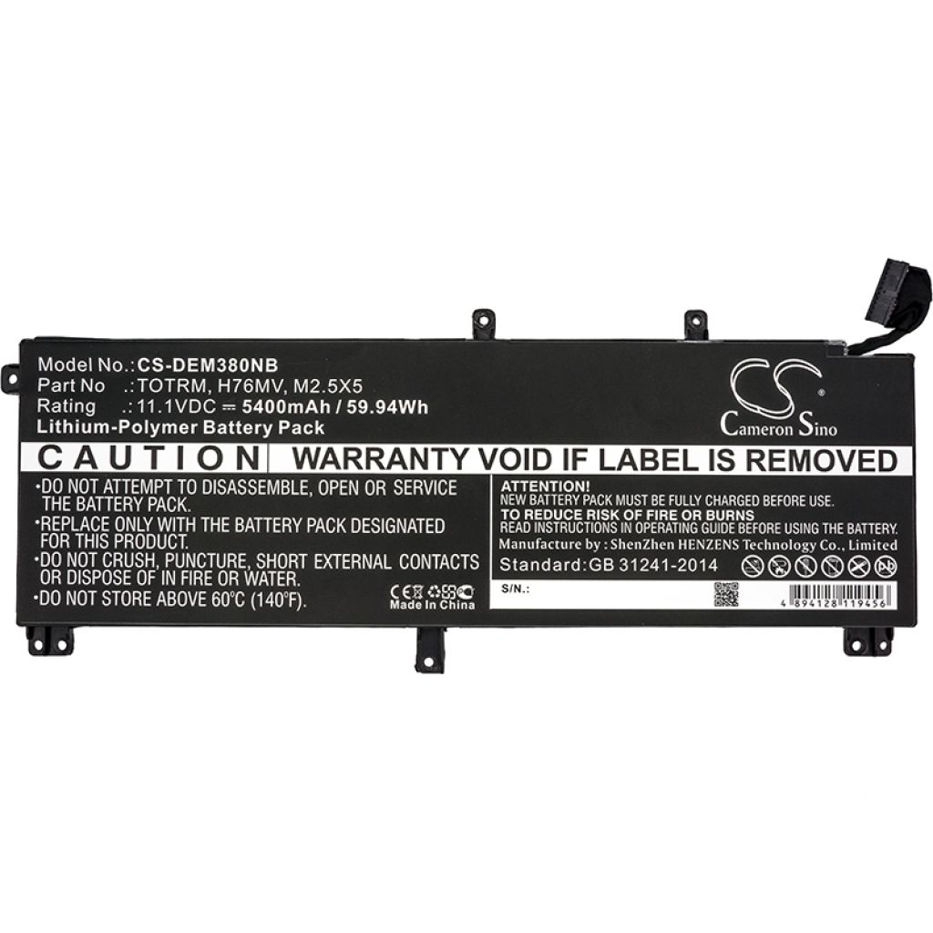 Notebook battery DELL XPS 15 9530