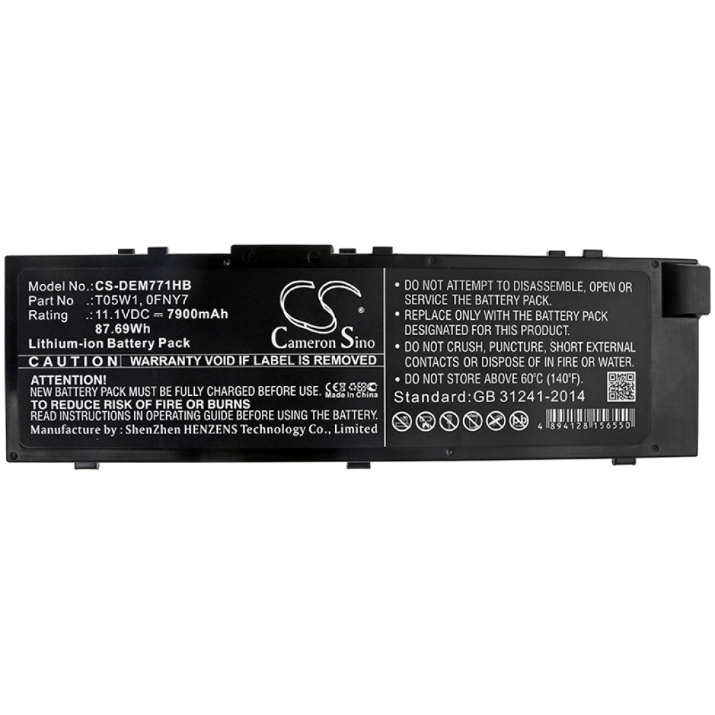 Notebook batterij DELL Precision 7510