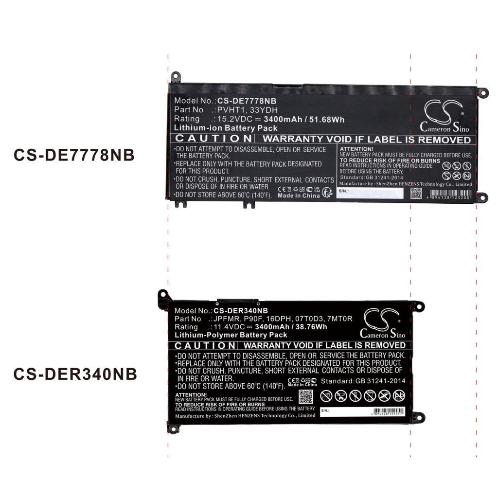 Notebook batterij DELL Inspiron 15 5593