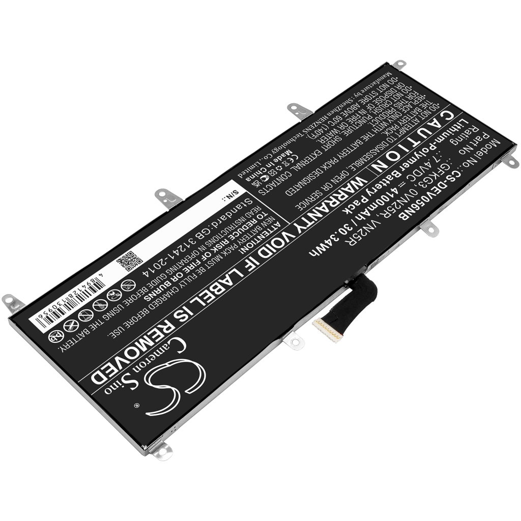 Batterijen compatibel met Dell Venue 10 Pro 10 Pro 5056 CS-DEV056NB