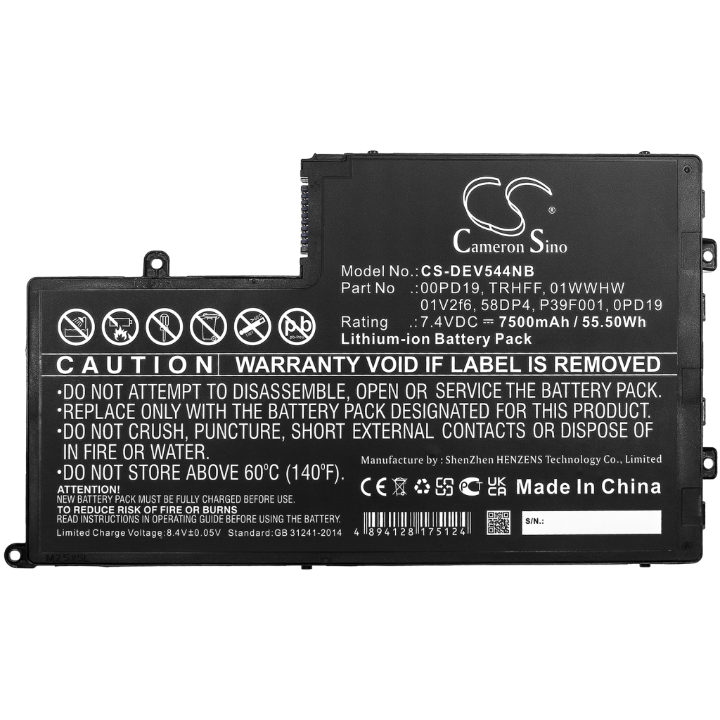 Notebook batterij DELL INS14MD-6648R