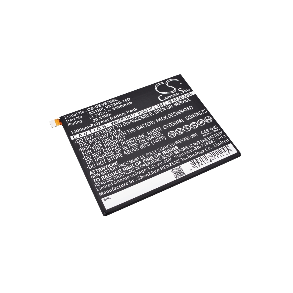 Batterij Vervangt T02E001