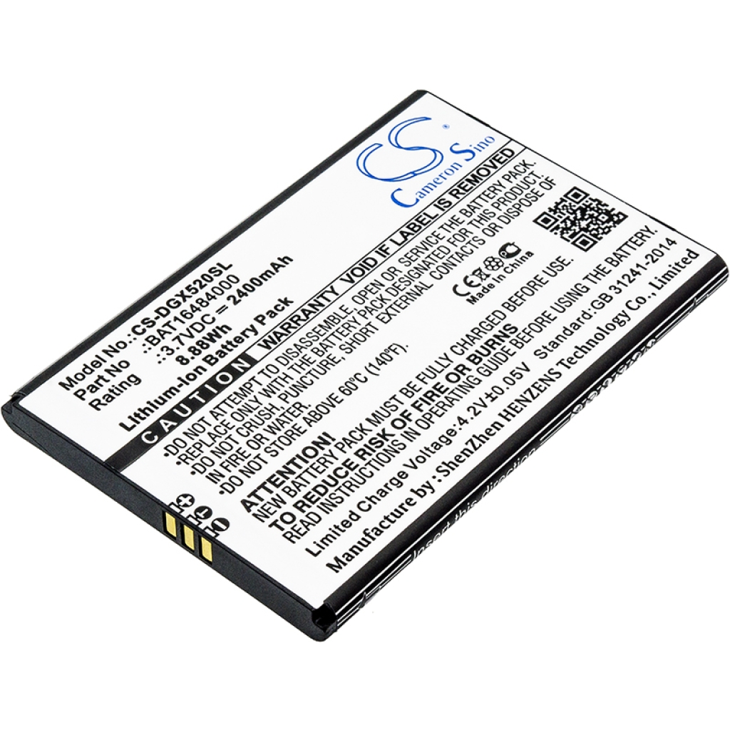 Batterij Vervangt BAT16484000
