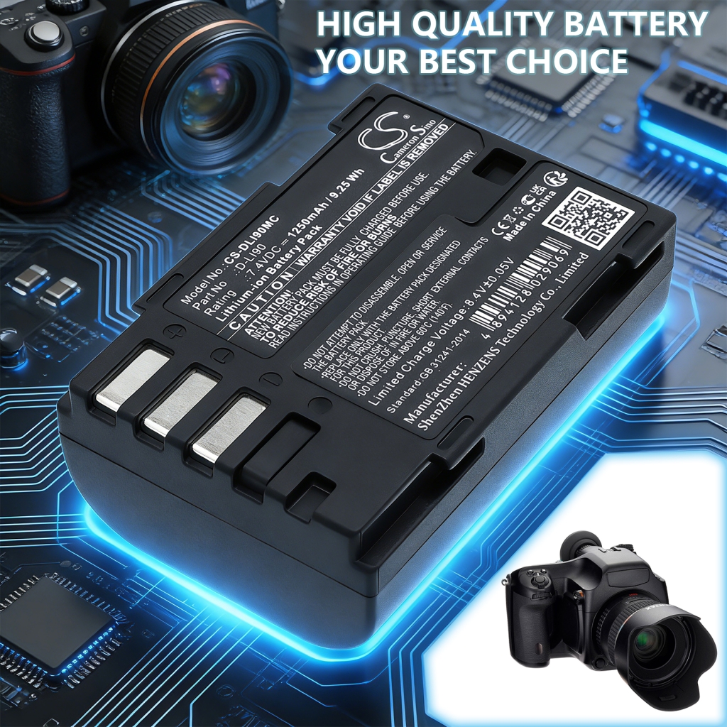 Battery compatible with PENTAX