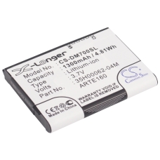 Compatibele batterijvervanging voor HTC 35H00062-04M,ARTE160