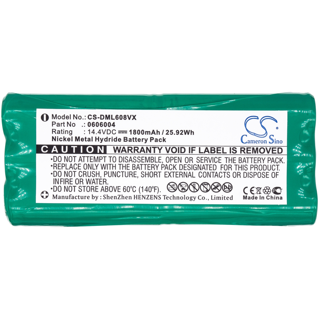 Batterij Vervangt 0606004