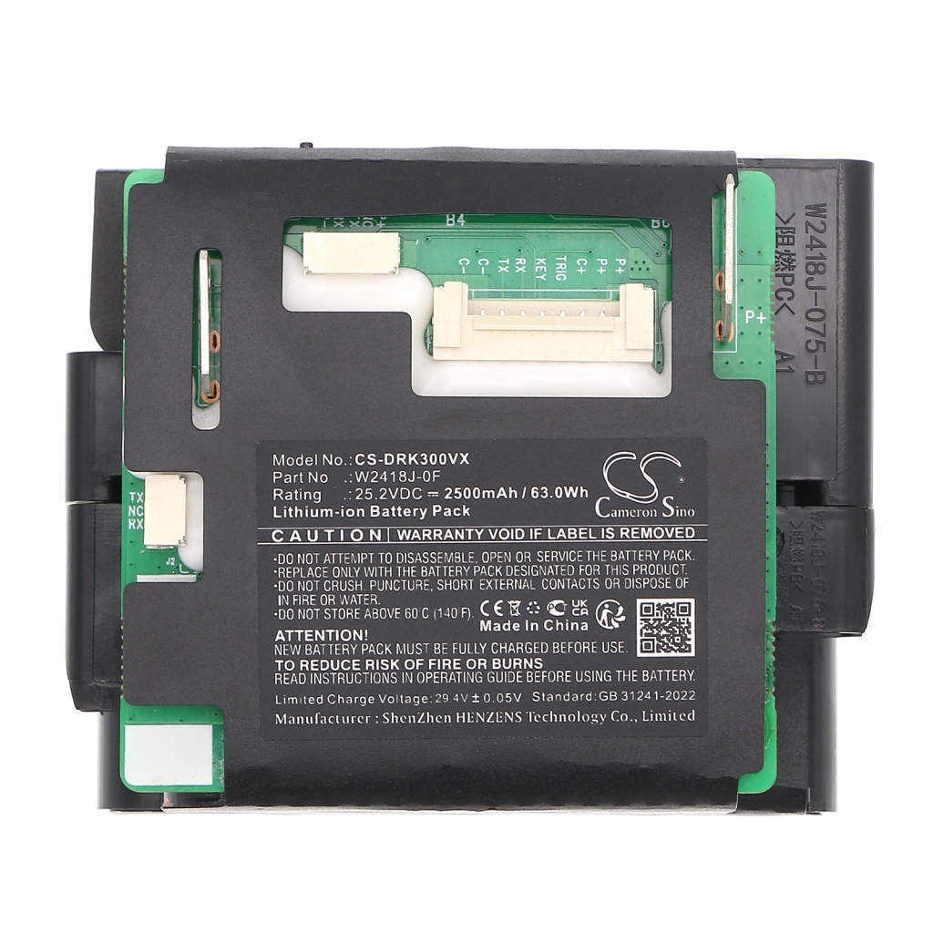 Batterijen voor stofzuigers Dreame CS-DRK300VX