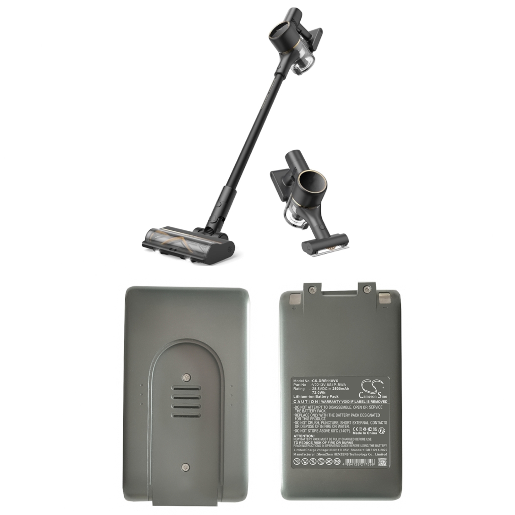 Batterijen voor stofzuigers Dreame CS-DRR110VX