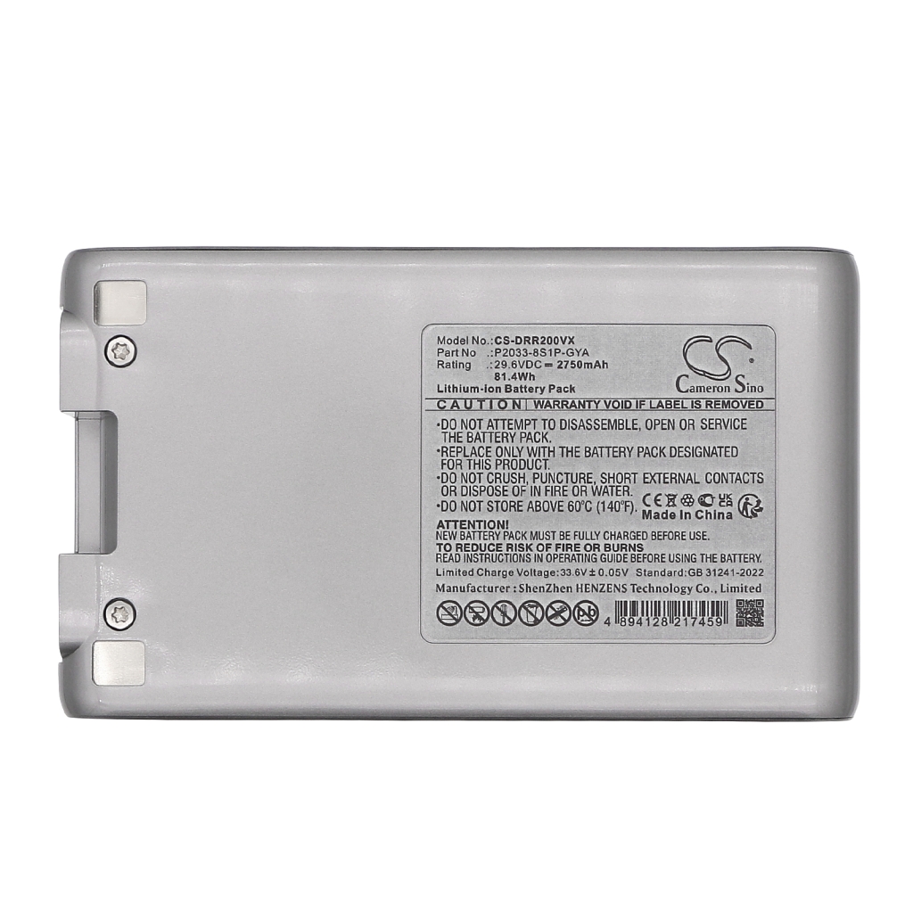 Batterijen voor stofzuigers Dreame CS-DRR200VX