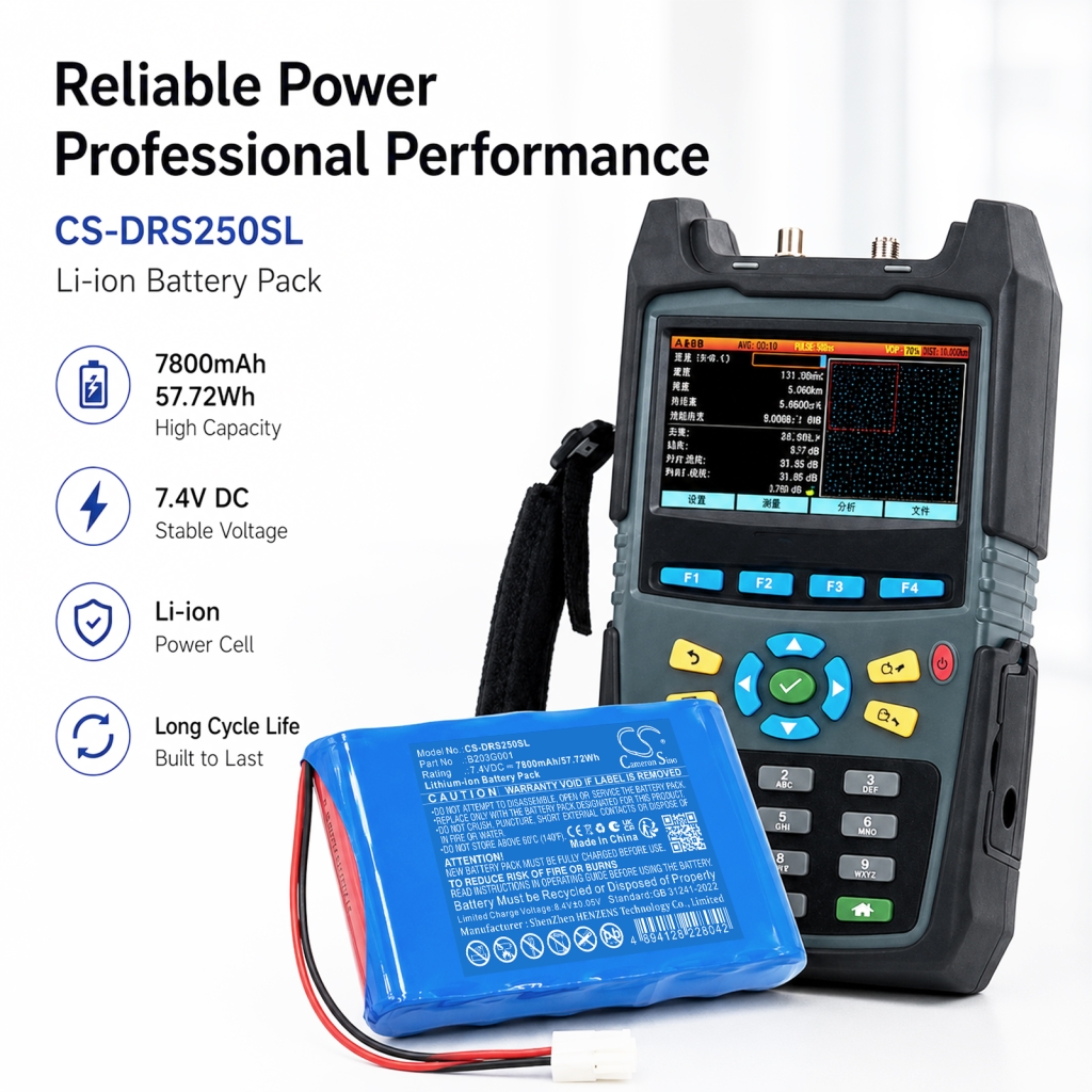 Batterij voor Deviser DS2500S