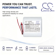 Compatible battery replacement for Delta Dore BAT6416222