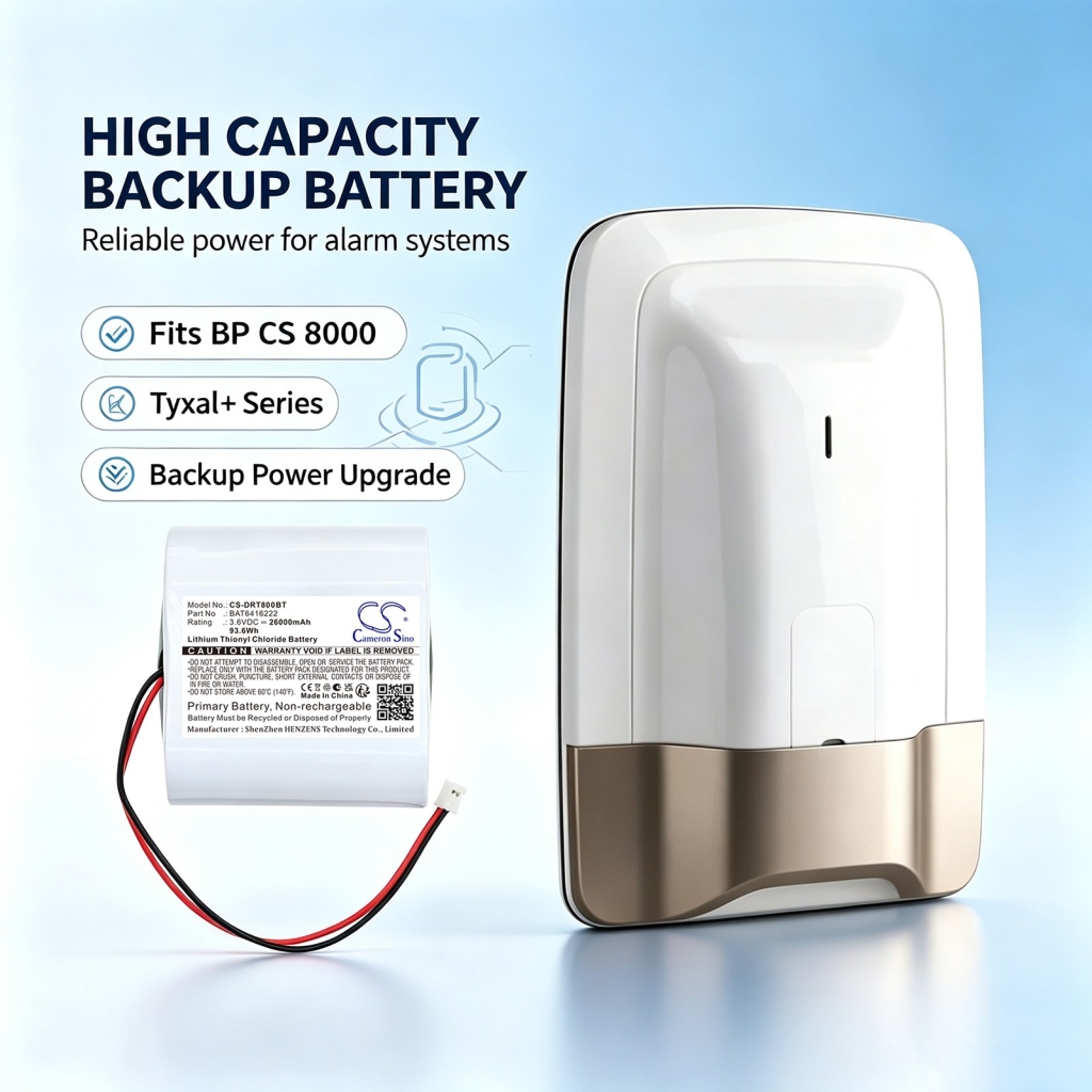 Batterijen compatibel met Delta Dore Bat CS 8000-SI-SEFIO3 Tyxal+ CS-DRT800BT
