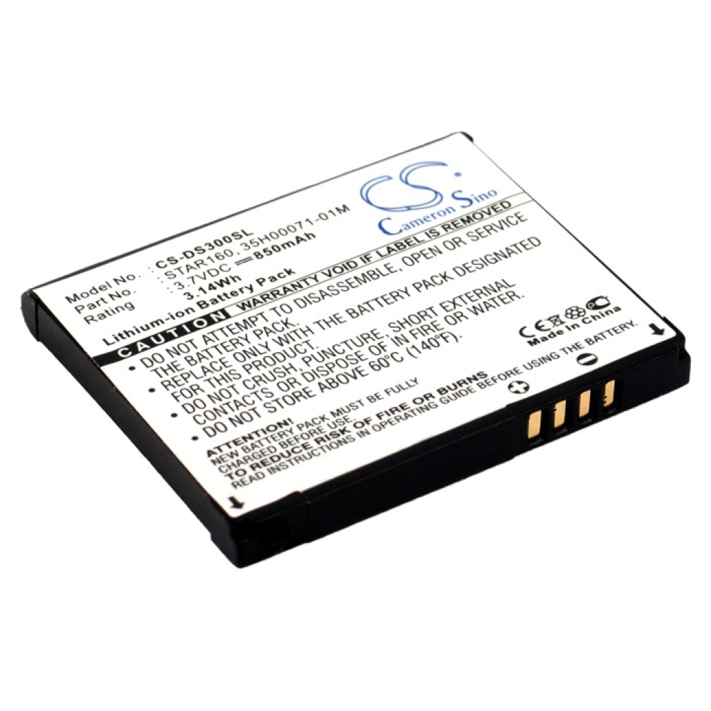 Remplacement de batterie compatible pour HTC STAR160