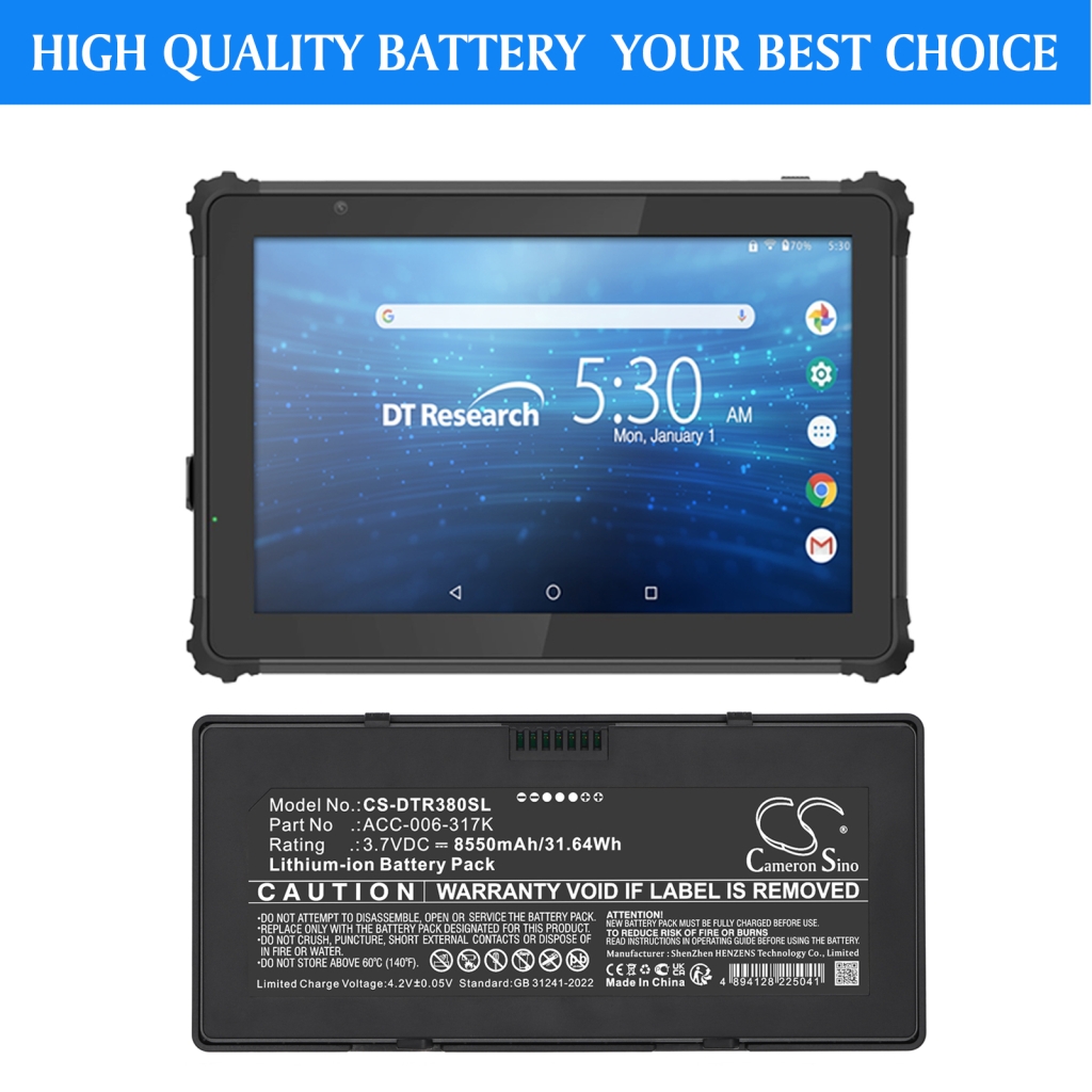 Tablet batterijen Oracle CS-DTR380SL